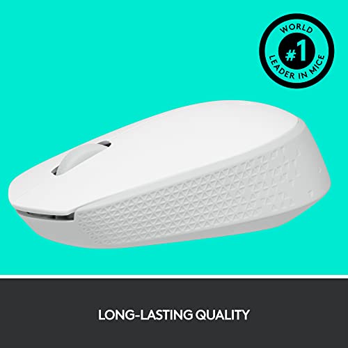 Mouse Logitech Wireless M170 3 Botões 2,4 GHz - Off White