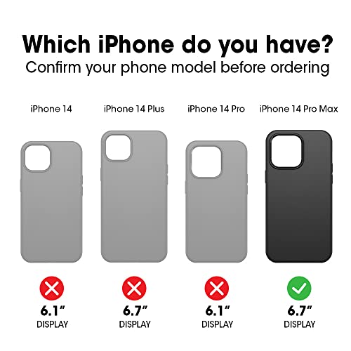 OtterBox SYMMETRY SERIES+ CLEAR Antimicrobial Case with MagSafe for iPhone 14 Pro Max (ONLY) - CLEAR