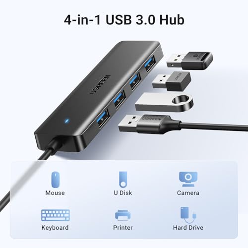 Ugreen USB 3.0 4-PORT HUB USB-a to 4XUSB Docking USB 3.2 Gen 1 (3.1 GE