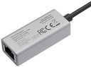 Amazon Basics Aluminum USB 3.0 Gigabit Ethernet Adapter, Gray, 1.97 X 0.83 X 0.59 Inches