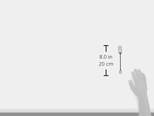 Amazon Basics Aluminum USB 3.0 Gigabit Ethernet Adapter, Gray, 1.97 X 0.83 X 0.59 Inches