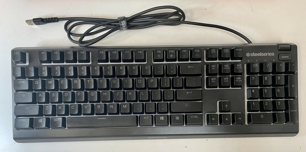 SteelSeries Apex 3 - RGB Gaming Keyboard - 10-Zone RGB Illumination - Premium Magnetic Wrist Rest - American QWERTY Layout
