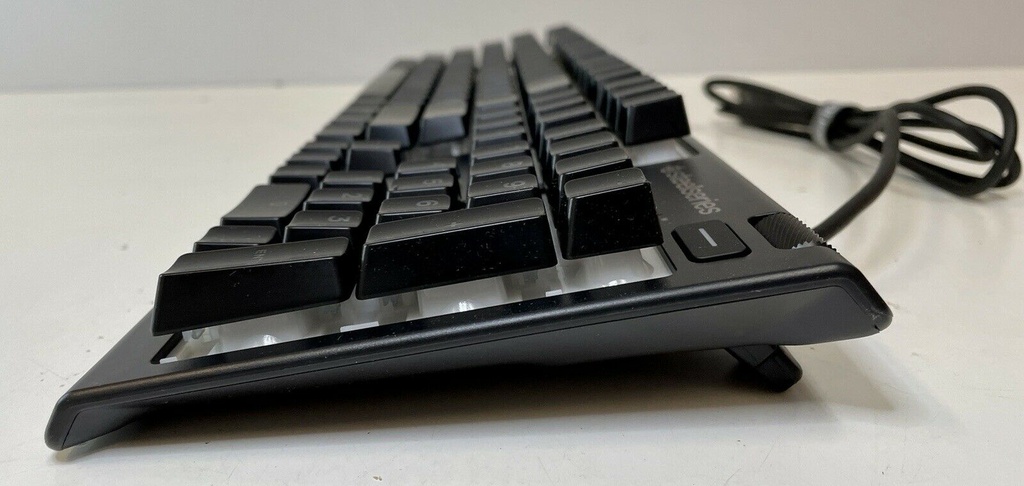 SteelSeries Apex 3 - RGB Gaming Keyboard - 10-Zone RGB Illumination - Premium Magnetic Wrist Rest - American QWERTY Layout