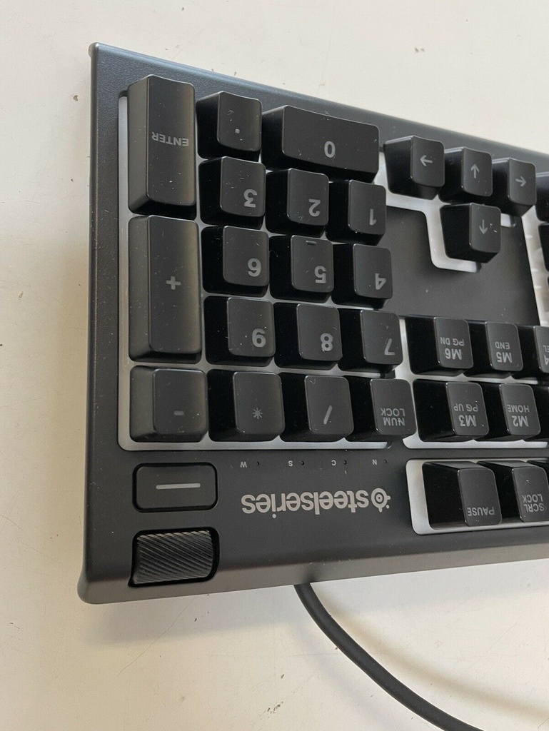 SteelSeries Apex 3 - RGB Gaming Keyboard - 10-Zone RGB Illumination - Premium Magnetic Wrist Rest - American QWERTY Layout