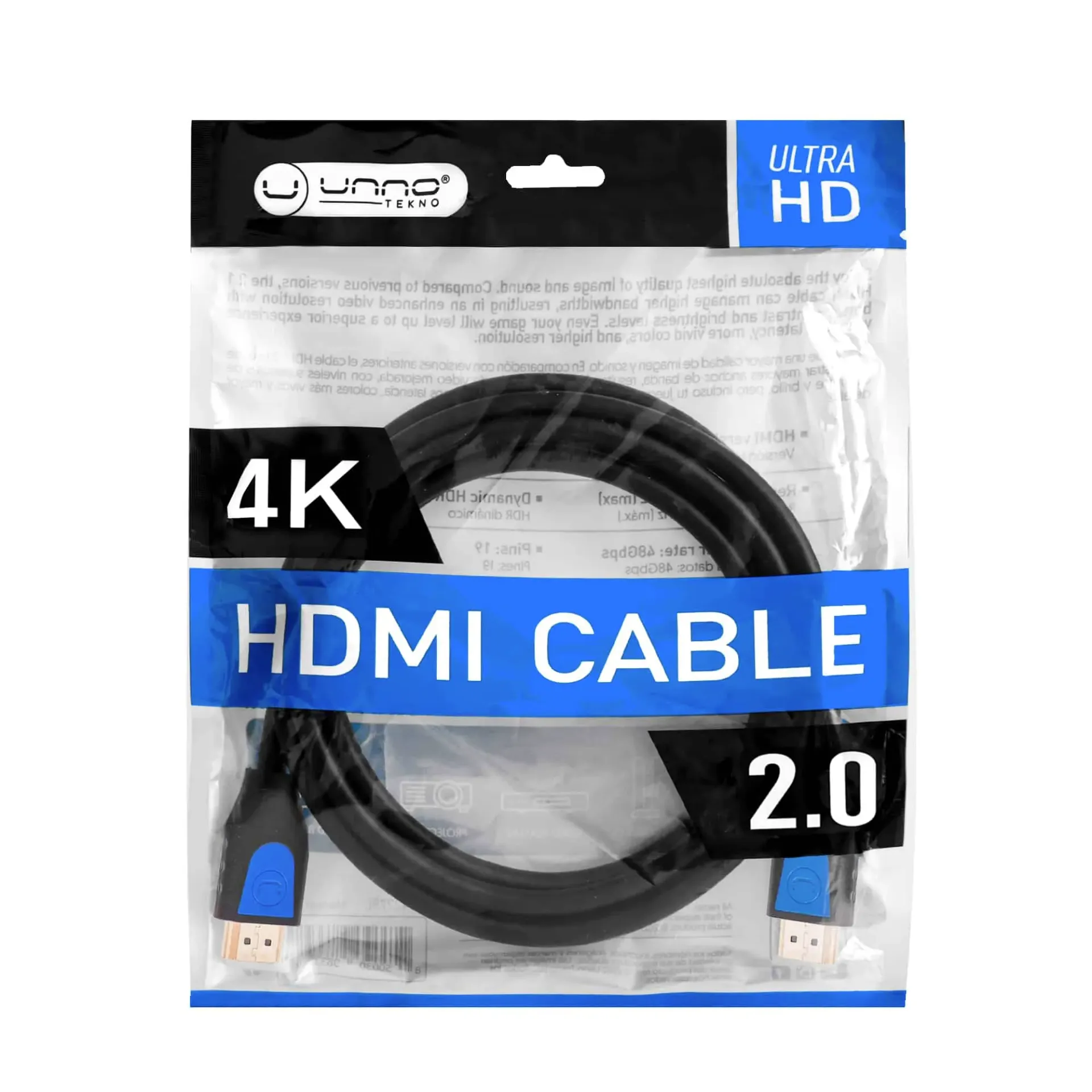 UNNO Ultra HD 4K HDMI Cable 2.0