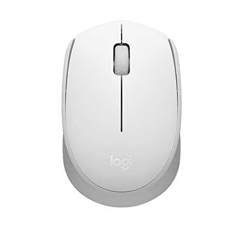 Mouse Logitech Wireless M170 3 Botões 2,4 GHz - Off White