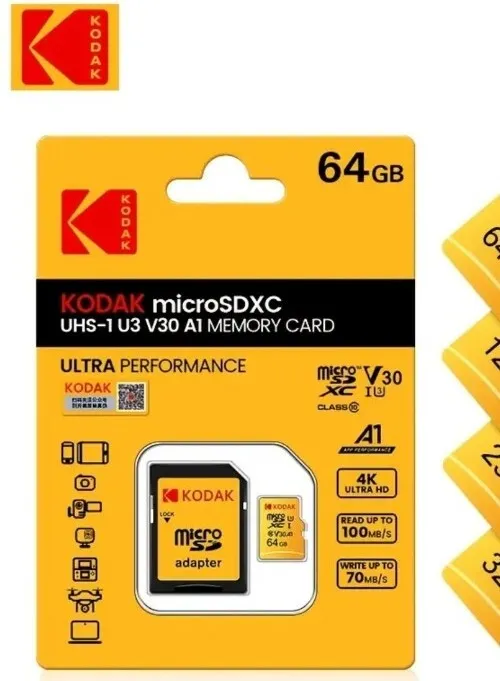 KODAK 64 GB Micro SD Card