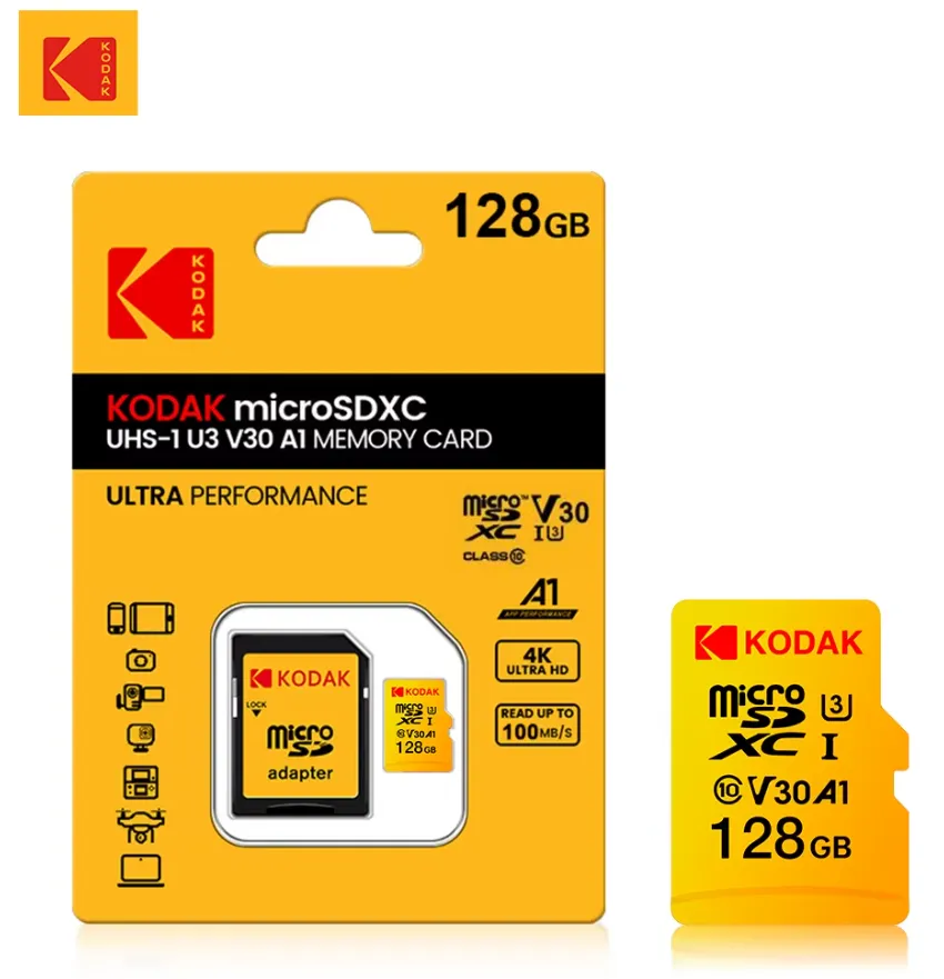 KODAK 128GB Micro SD Memory Card