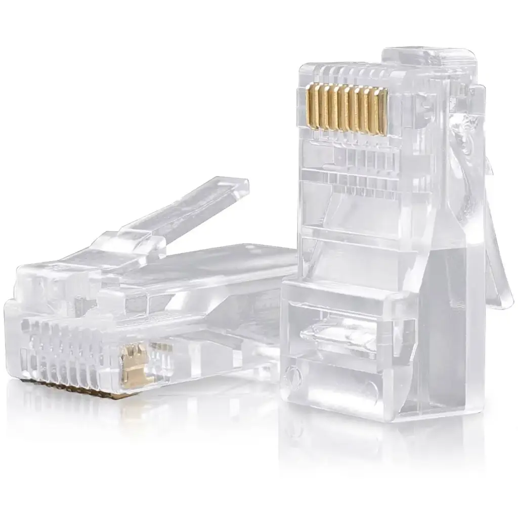 Rj 45 Cat 6 connectors (Pass Through)