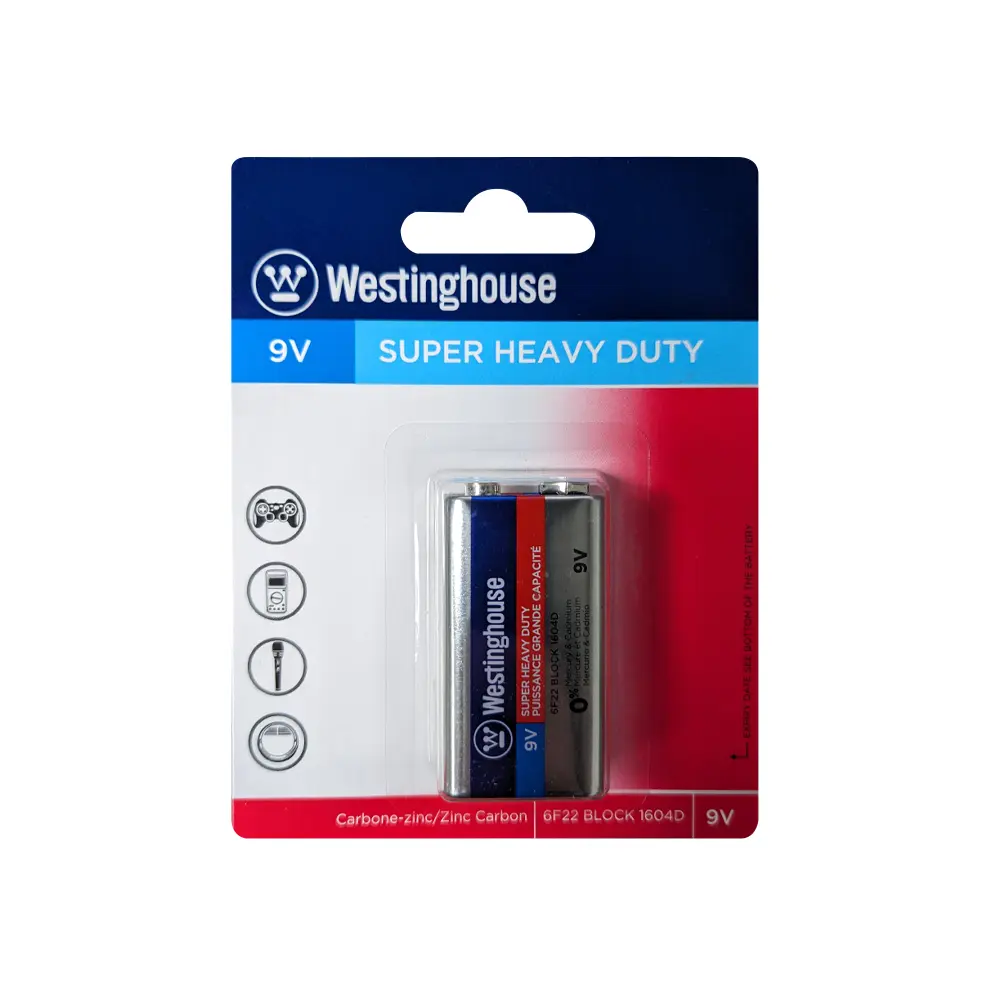Westinghouse Super Heavy Duty 9V