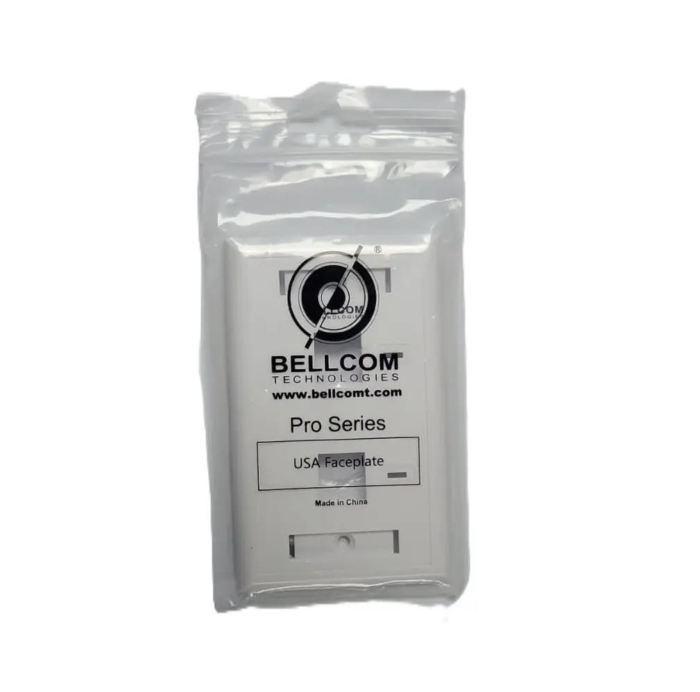 2 Port Flush Mount Wall Plate 