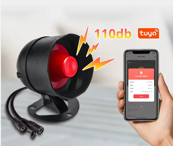 Tuya Wifi Siren Loudspeaker Alarm