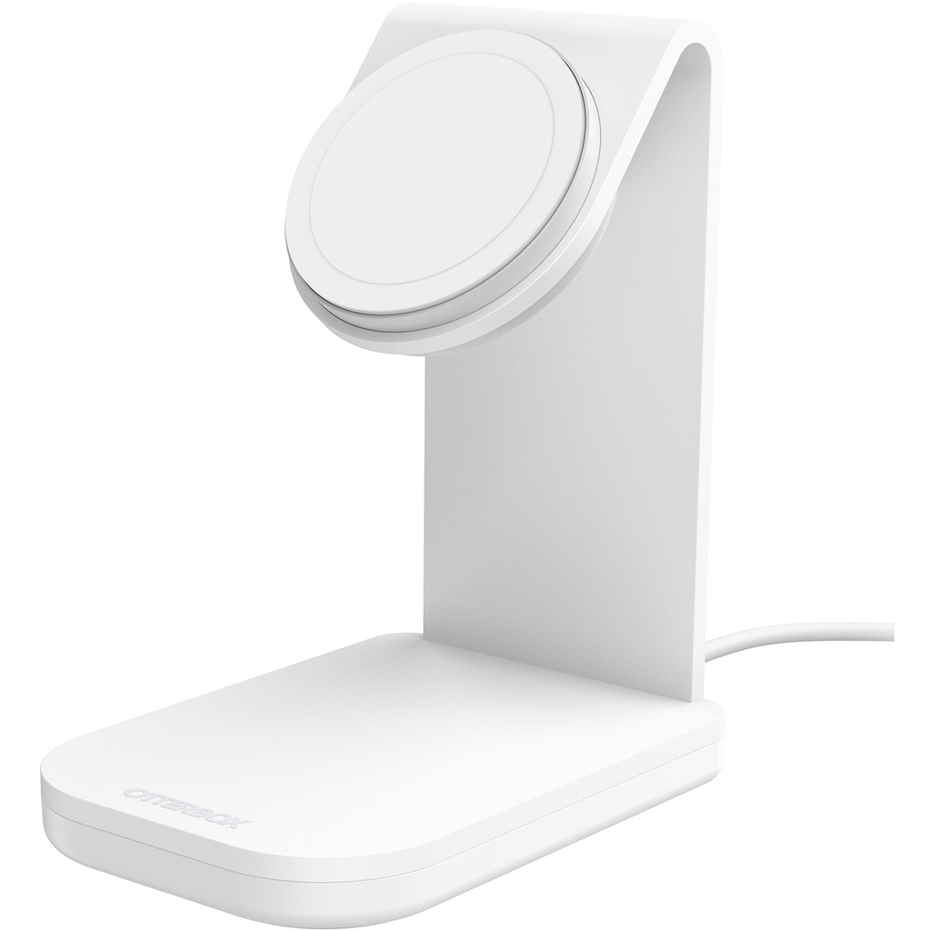 OtterBox - Wireless Charging Stand + AC Power Adapter - 15 Watt - Brilliant Opera - for Apple iPhone 12  13  14