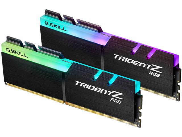 G. SKILL TridentZ RGB Series 32GB (2 X 16GB) 288-Pin PC RAM DDR4 3600 (PC4 28800) Desktop Memory Model F4-3600C18D-32GTZR