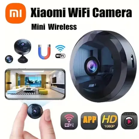 Xiaomi A11 Wireless Camera Mini Wifi Monitoring 1080p HD Video Security Camera Rechargeable Battery Motion Detection Camera 