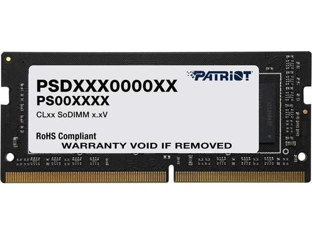 Patriot Memory Signature Line DDR4 8GB 3200MHz CL22 SODIMM Notebook Memory