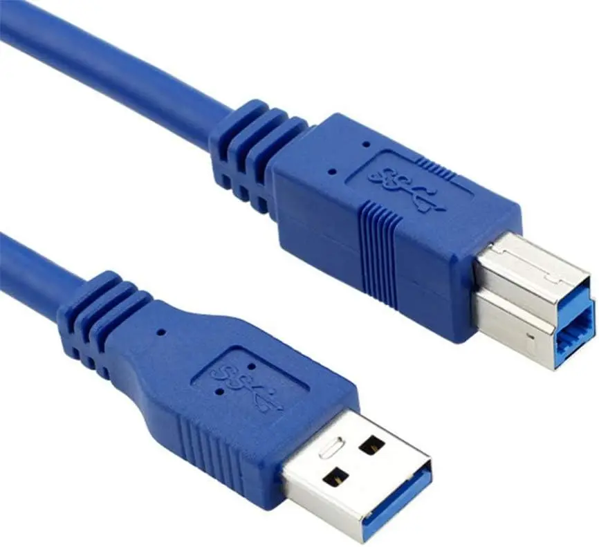 Manhattan 2M / USB 3.0 Cable A Male to B male Connects Printers, Scanners, External Drives & other Peripherals 