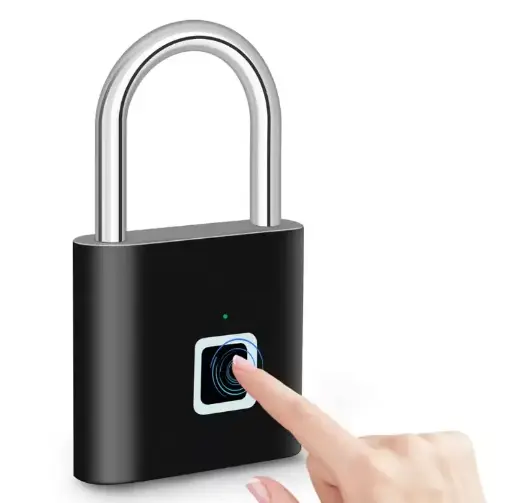 Keyless USB Charging Fingerprint Lock Smart Padlock Waterproof 