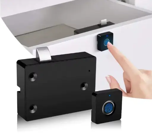 Smart Home Biometric Fingerprint Lock Hidden Drawer Electronic Lock Privacy File Storage Keyless Residential Security Protection