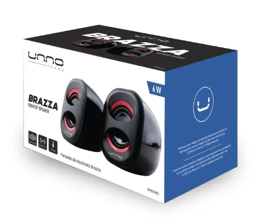 UNNO BRAZZA Desktop USB Speakers