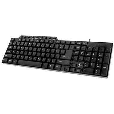 Xtech Kybd Wrd MM USB English XTK-160E Black
