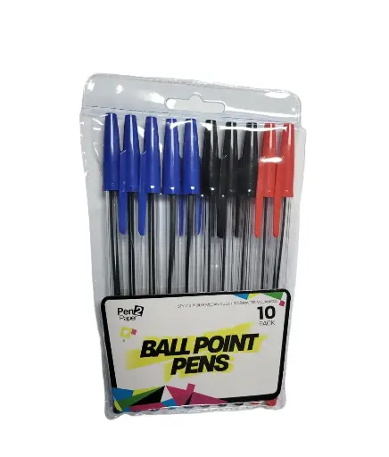 Pens Ball Point Mixed 10pack