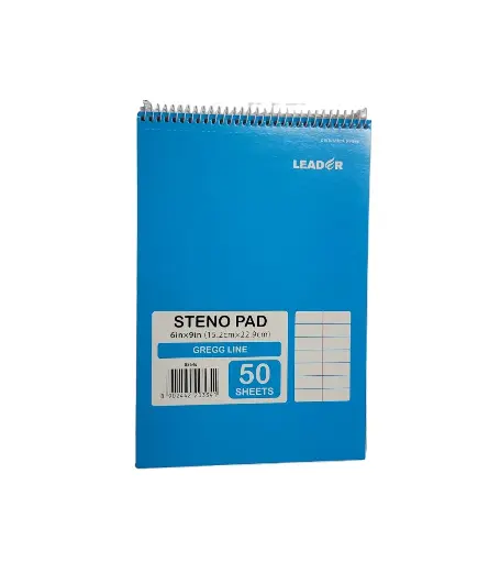 Leader Steno Pad 6x9 50 sheets