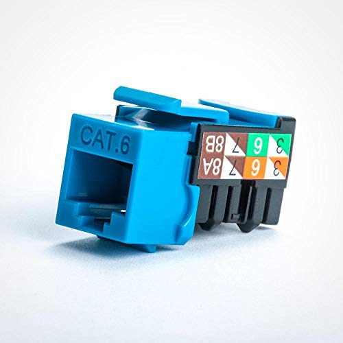 Vertical Cable CAT6 RJ45 Keystone Jack