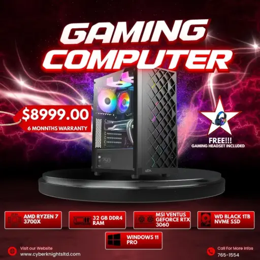 Custom Mid Spec Gaming PC - Windows 11 Licensed